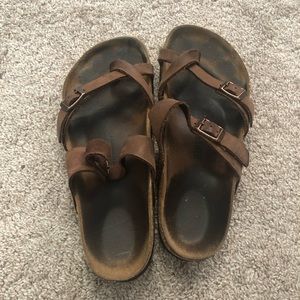 Brown Birkenstocks